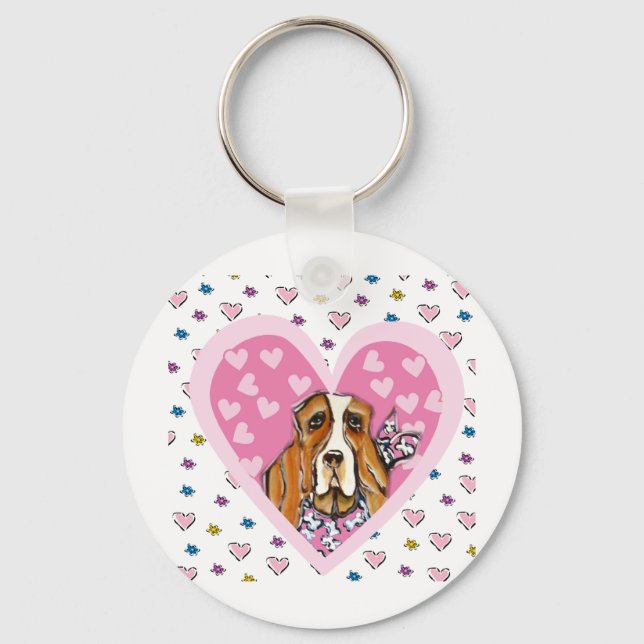 Chaveiro Basset Hound (Frente)