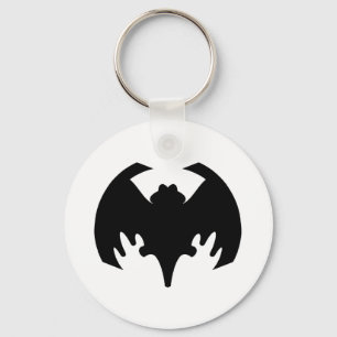 Chaveiro Bat Black The MUSEUM Zazzle Gifts