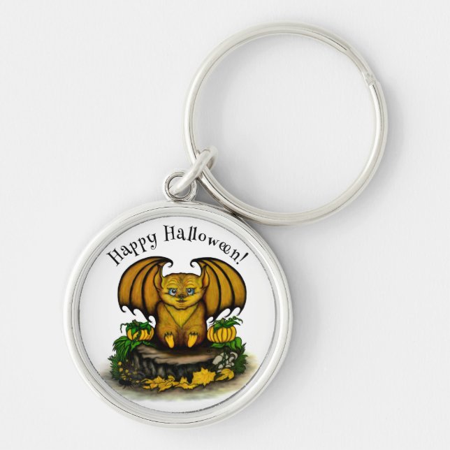 Chaveiro Bat Bonito do Halloween (Frente)