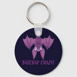 Chaveiro Bat de Cartoon Louco de Batsucata