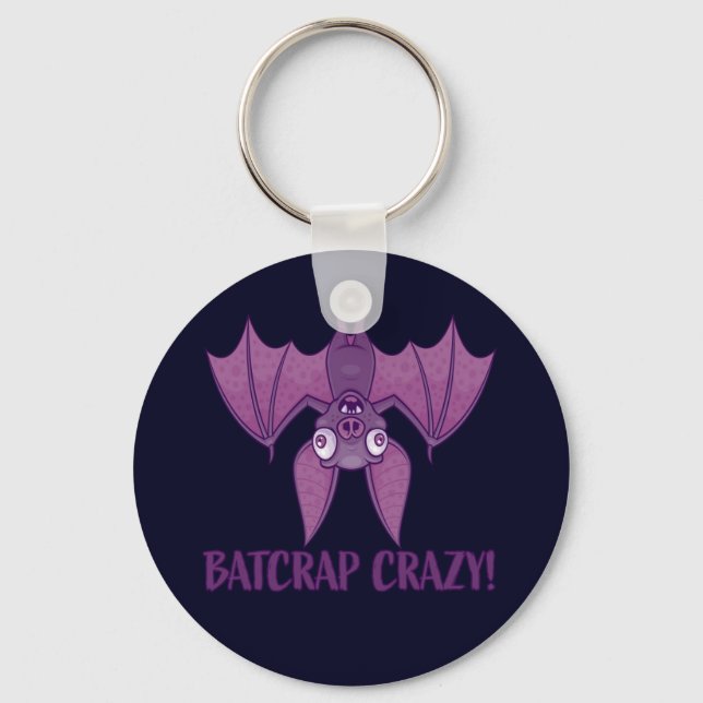 Chaveiro Bat de Cartoon Louco de Batsucata (Frente)
