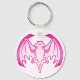 Chaveiro Bat Magenta Inv The MUSEUM Zazzle Gifts