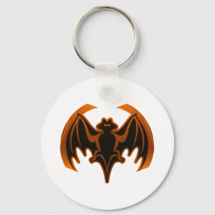 Chaveiro Bat Orange O MUSEUM Zazzle dá presentes