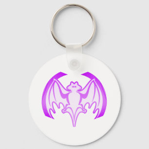 Chaveiro Bat Purple Inv The MUSEUM Zazzle Gifts