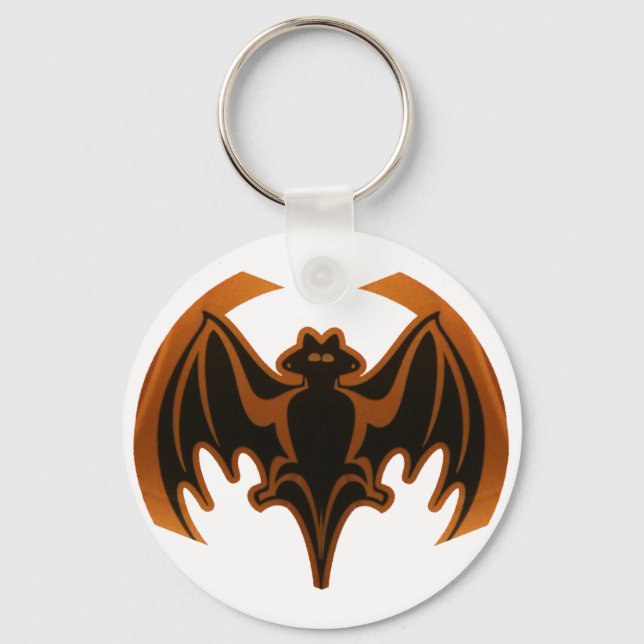 Chaveiro Bat The MUSEUM Zazzle Gifts (Frente)
