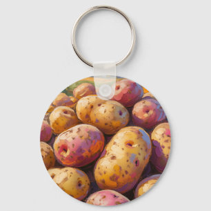 Chaveiro Batatas da Colheita Colorida