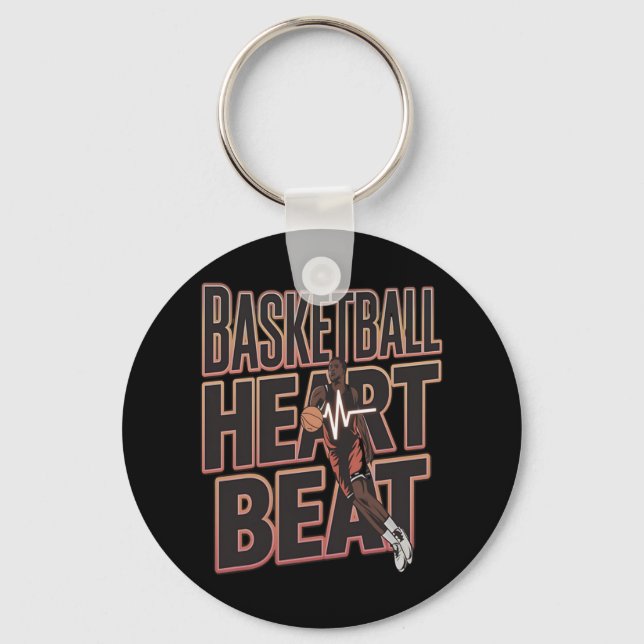 Chaveiro Batimento de basquete - Peão de basquete - Deixa (Frente)