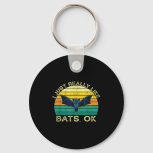 Chaveiro Bats Engraçado Citação Animal Com Design De Forma