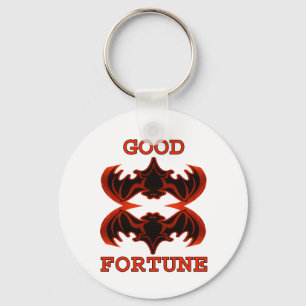 Chaveiro Bats Good Fortune 1 O MUSEUM Zazzle dá presentes
