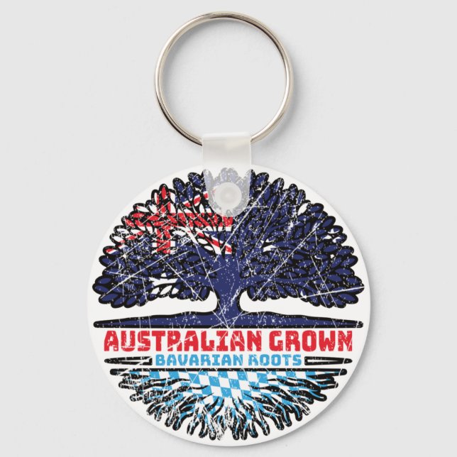 Chaveiro Baviera Bavarian australiana Tree Roots (Frente)