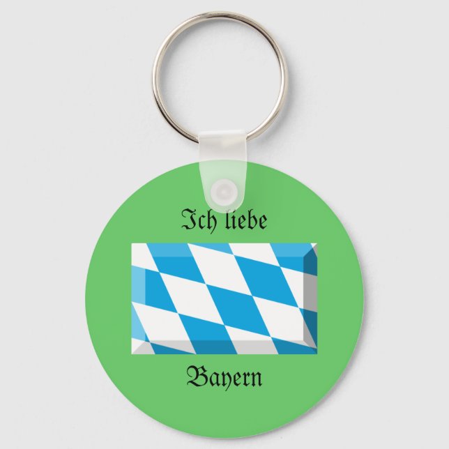 Chaveiro Bayern Flag Gem (Frente)