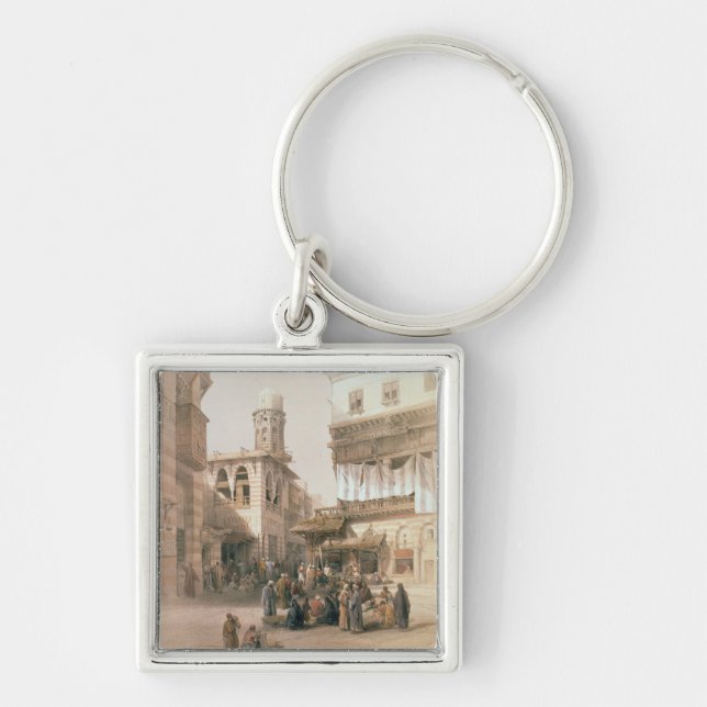 Chaveiro Bazar dos Coppersmiths, o Cairo, de "Egipto e (Frente)