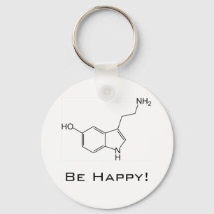 Chaveiro Be Happy! Serotonin Keychain
