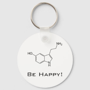 Chaveiro Be Happy! Serotonin Keychain
