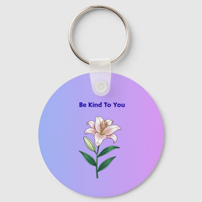 Chaveiro Be Kind To You Lily Self-Care  (Frente)