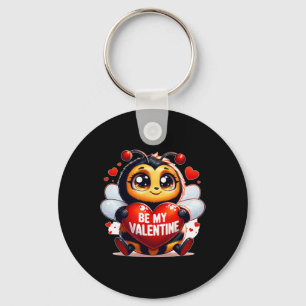 Chaveiro Be My Valentine Bumblebee Heart