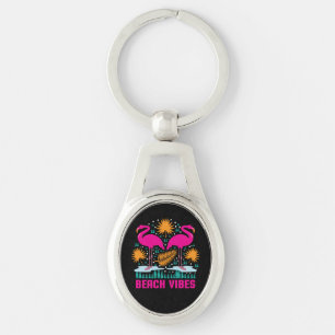 Chaveiro Beach Vibes Pink Flamingos-19501