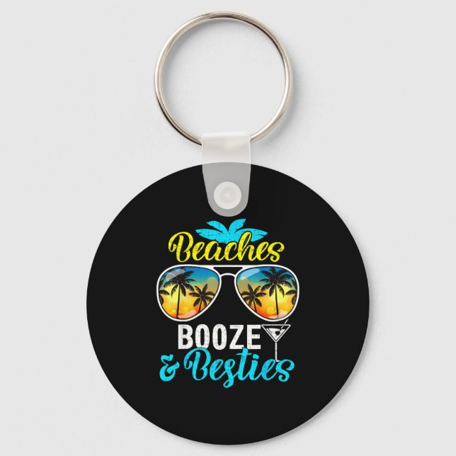 Chaveiro Beaches booze besties girls trip 2026 florida (Frente)
