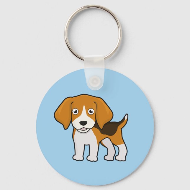 Chaveiro Beagle Cute (Frente)