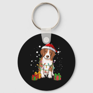Chaveiro Beagle Dog Christmas Tree Papais noeis Dog Xmas Gi