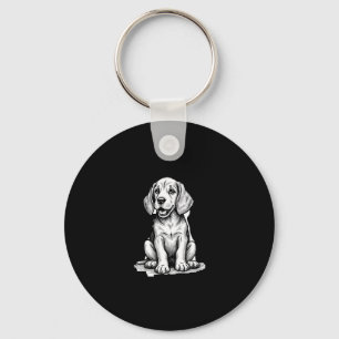Chaveiro Beagle filhote adorável, Amante de os animais fami