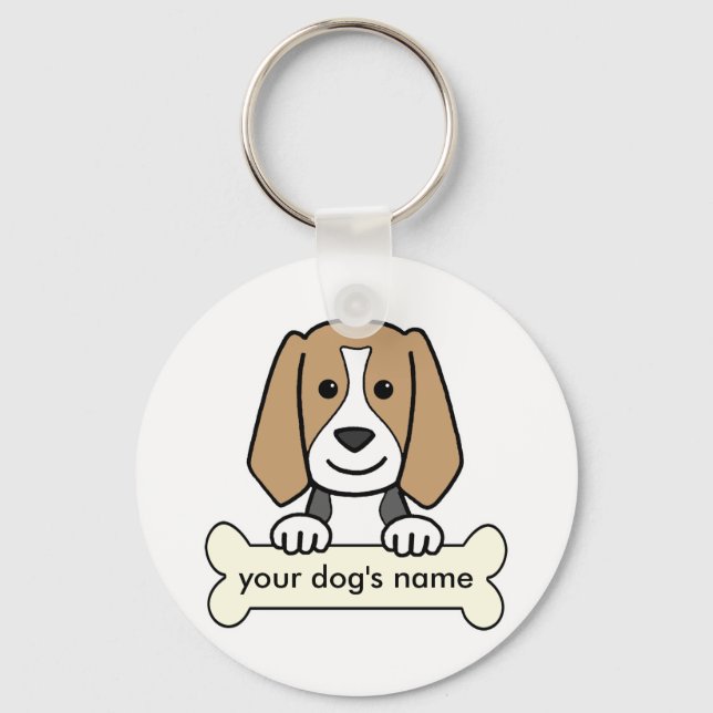 Chaveiro Beagle Personalizado (Frente)