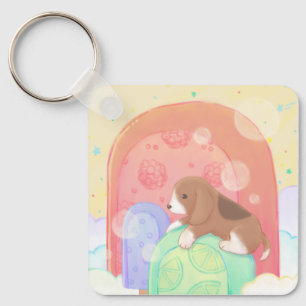 Chaveiro Beagle & Popsicles