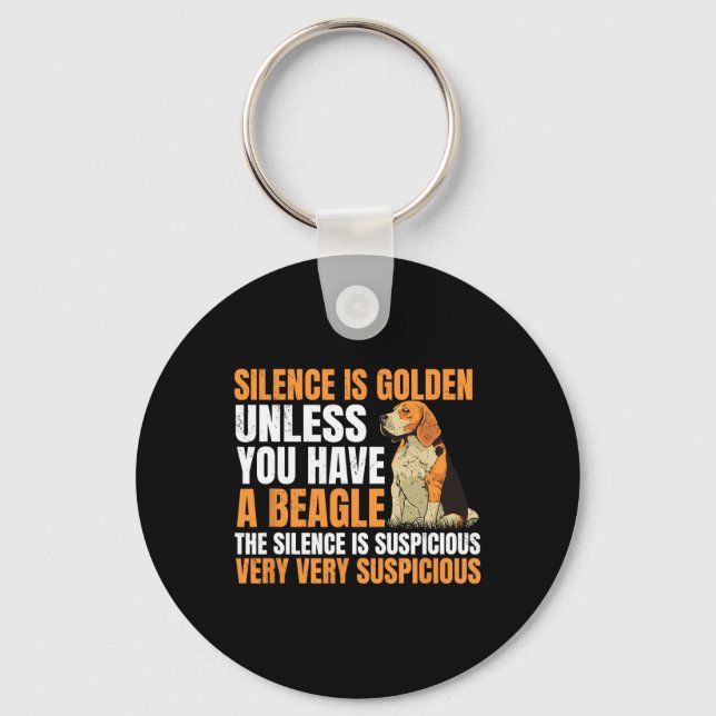Chaveiro Beagle Small Scent Dog Caça Pet Breeder Silence (Frente)