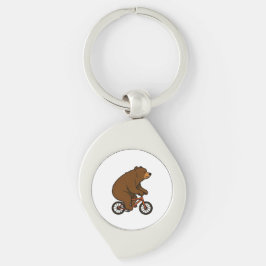 Chaveiro Bear on a Bike – Wild Ride Vibes