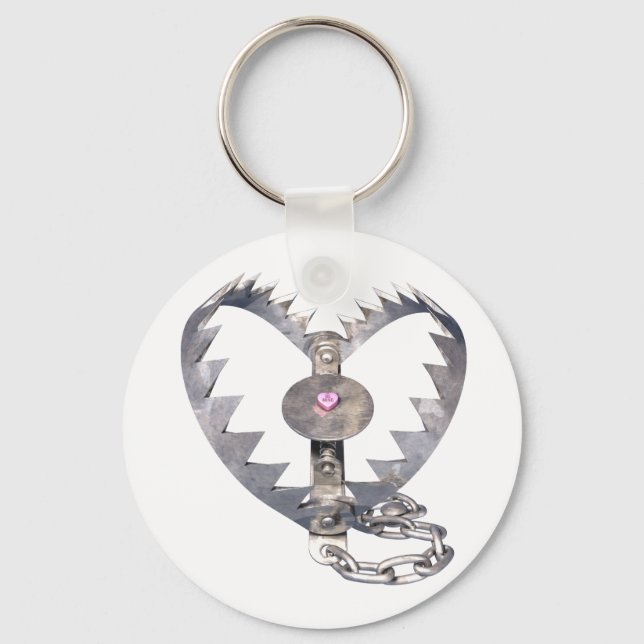 Chaveiro Bear Trap Heart (Frente)