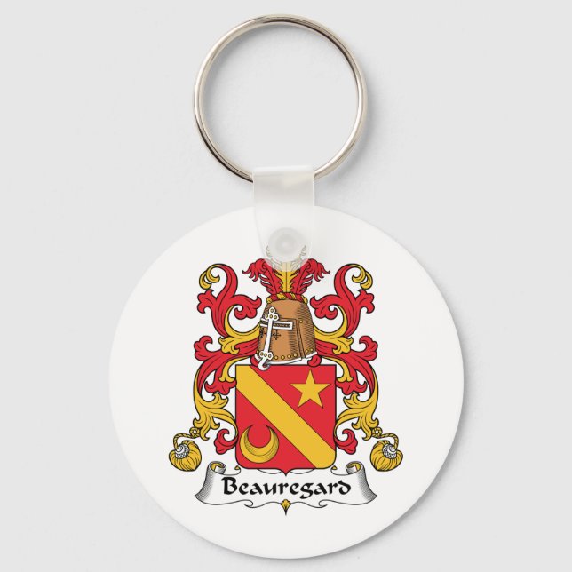 Chaveiro Beauregard Family Crest (Frente)