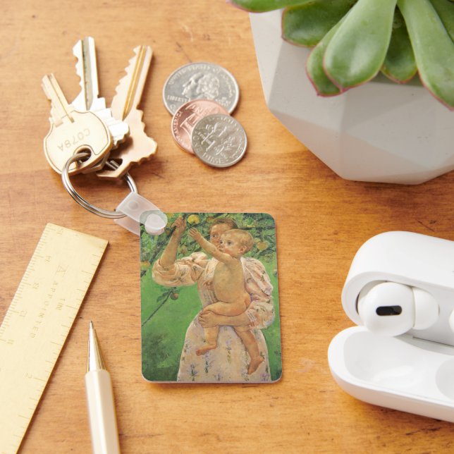 Chaveiro Bebê Alcançando uma Maçã por Mary Cassatt (Mesa)