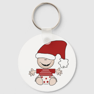 Chaveiro Bebê de Natal em estocar Camisetas e presentes de