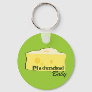 Chaveiro bebê do cheesehead