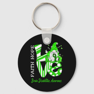 Chaveiro Bebê Gnomo Ama Deficiência Cerebral Sensibilização