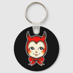 Chaveiro Bebê Kewpie Diabo Tatuagem Fofo