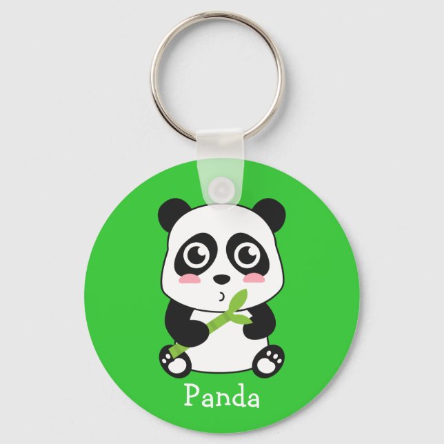 Chaveiro Bebê Panda Fofo e Aconchegante (Frente)
