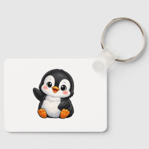 Chaveiro Bebê Pinguim Fofo Personagem de Desenho Animado Ac