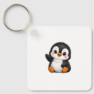 Chaveiro Bebê Pinguim Fofo Personagem de Desenho Animado Ac