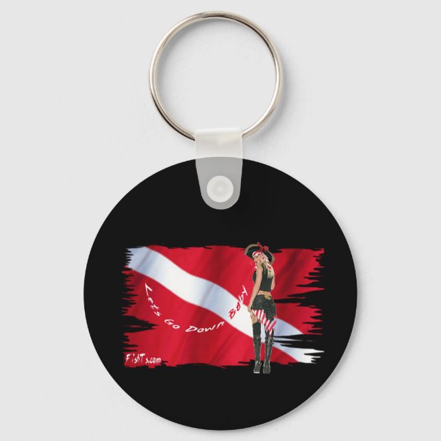 Chaveiro Bebês quentes em Bikini (Frente)