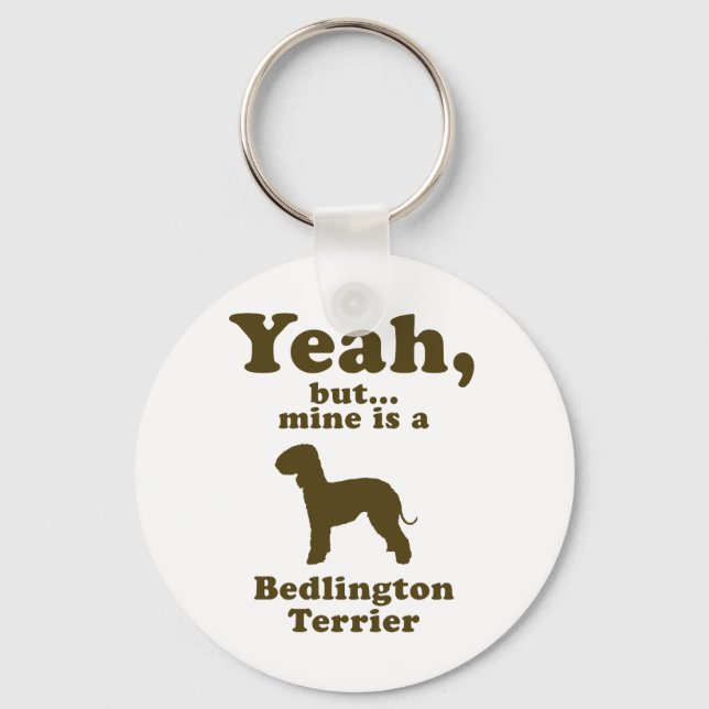 Chaveiro Bedlington Terrier (Frente)