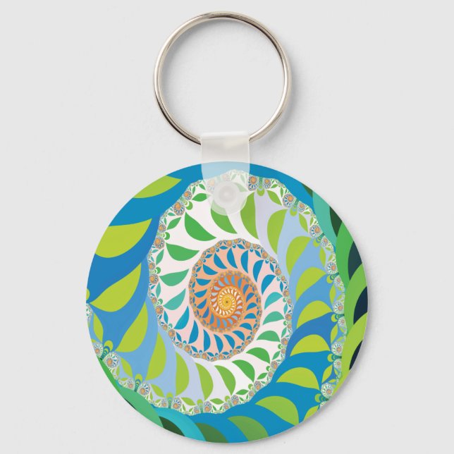 Chaveiro Bee Colony Fractal (Frente)