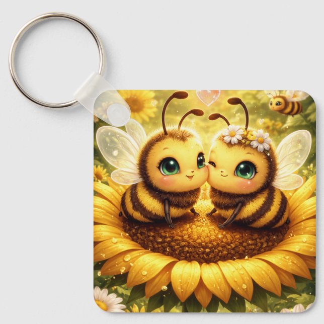 Chaveiro BEE Mine Sunflower (Frente)