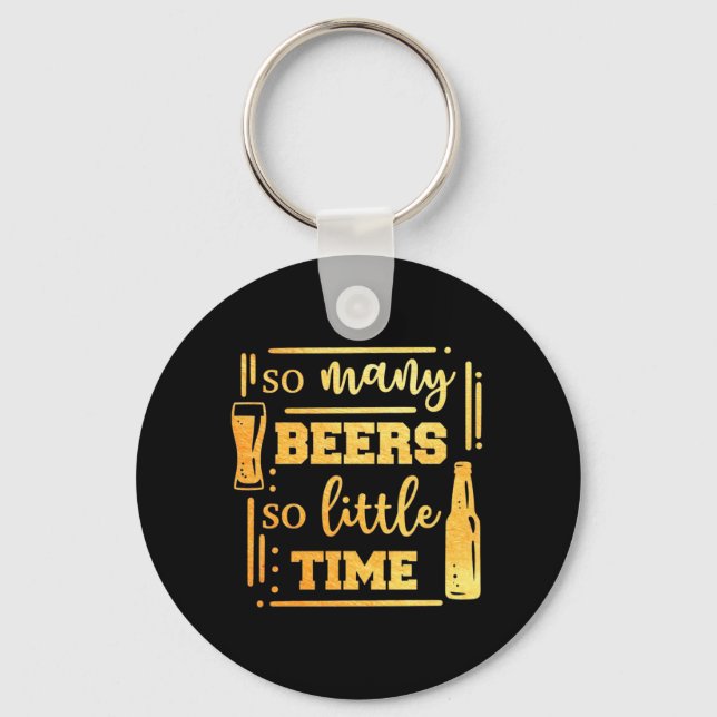 Chaveiro Beer Drinker Tantas Cervejas (Frente)