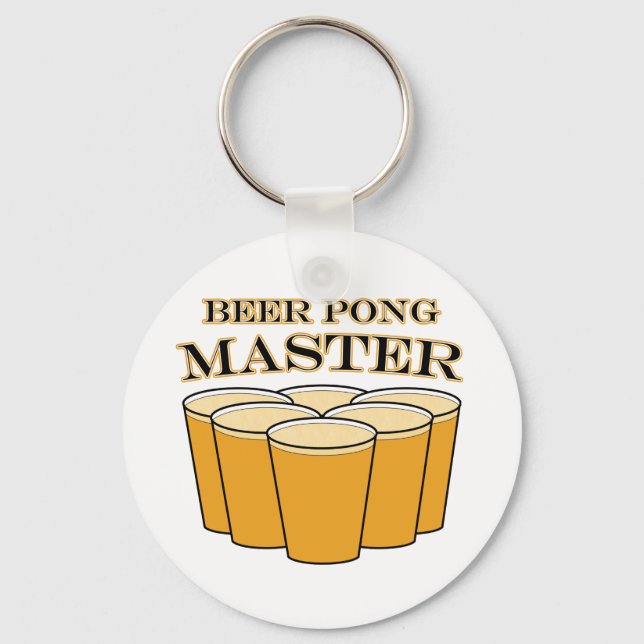 Chaveiro Beer Pong Master (Frente)