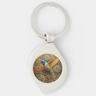 Chaveiro Beija-Flor em Flores Ornamentais