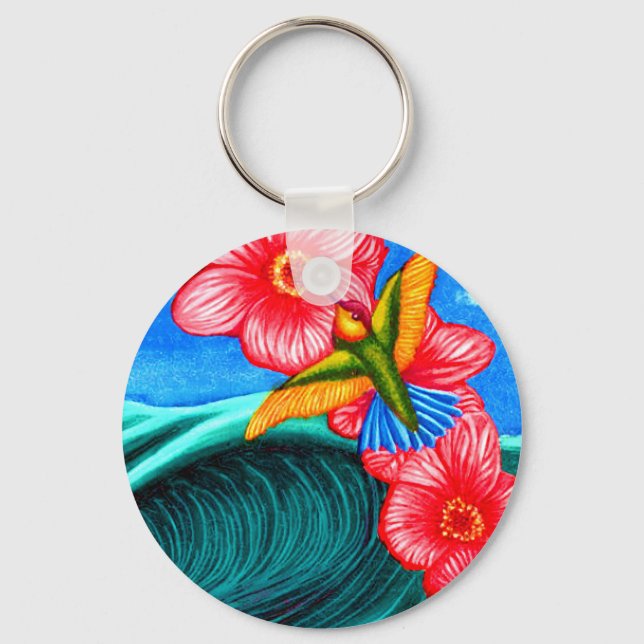 Chaveiro Beija-flor Oceano (Frente)