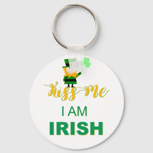 Chaveiro Beija-Me Sou Irlandês Key Chain