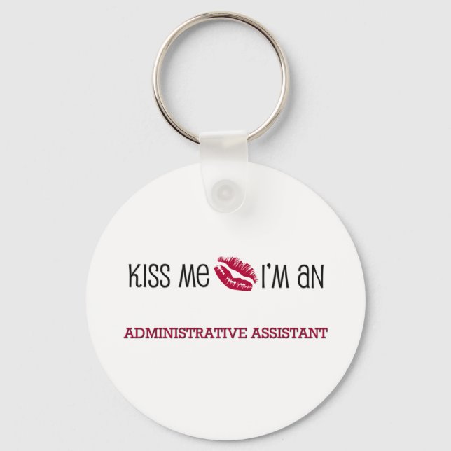 Chaveiro Beije-me, sou assistente administrativo (Frente)