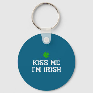 Chaveiro Beije Me Sou Irlandês Dia de São Patrício Irlandês